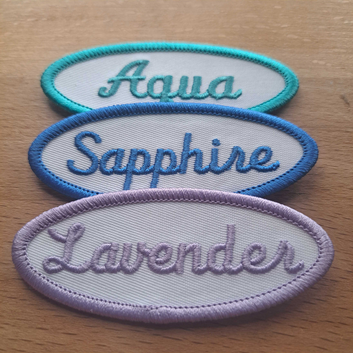 Embroidered Name Tag - Old Cursive