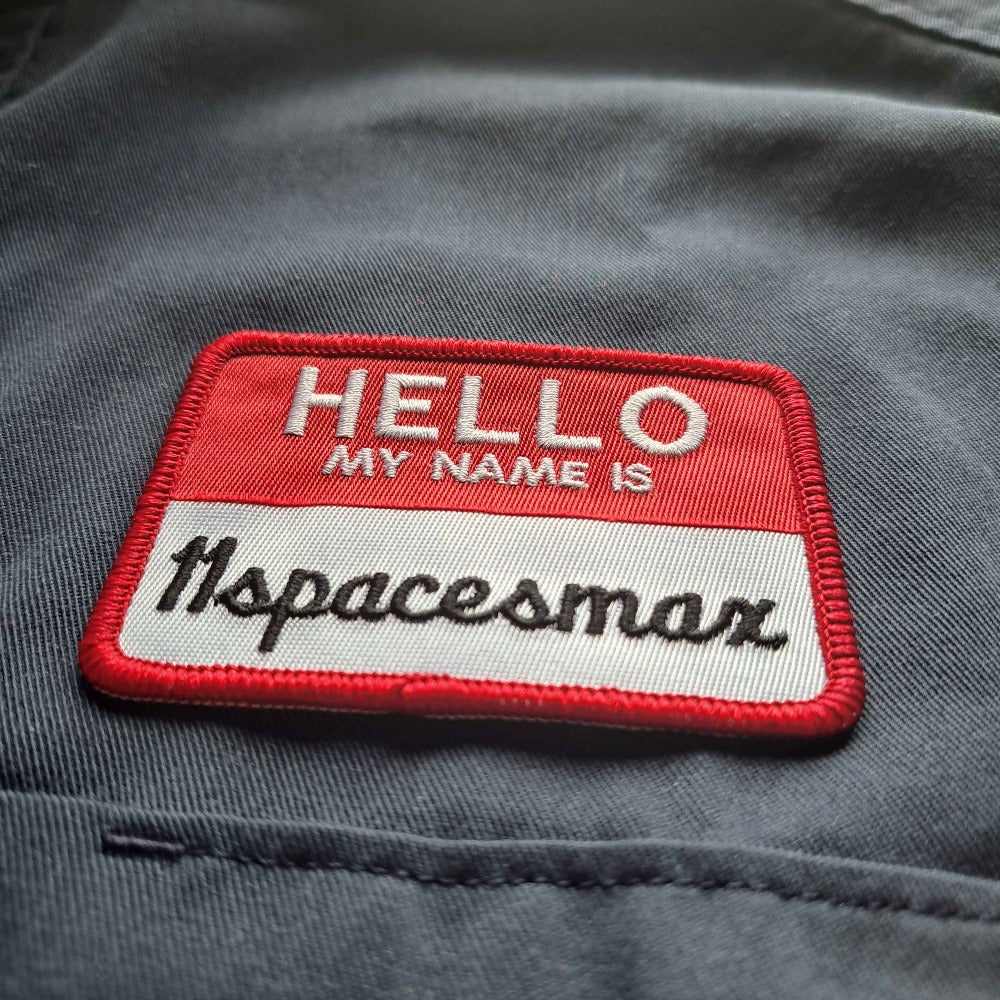 Hello My Name Is Custom Name Tag