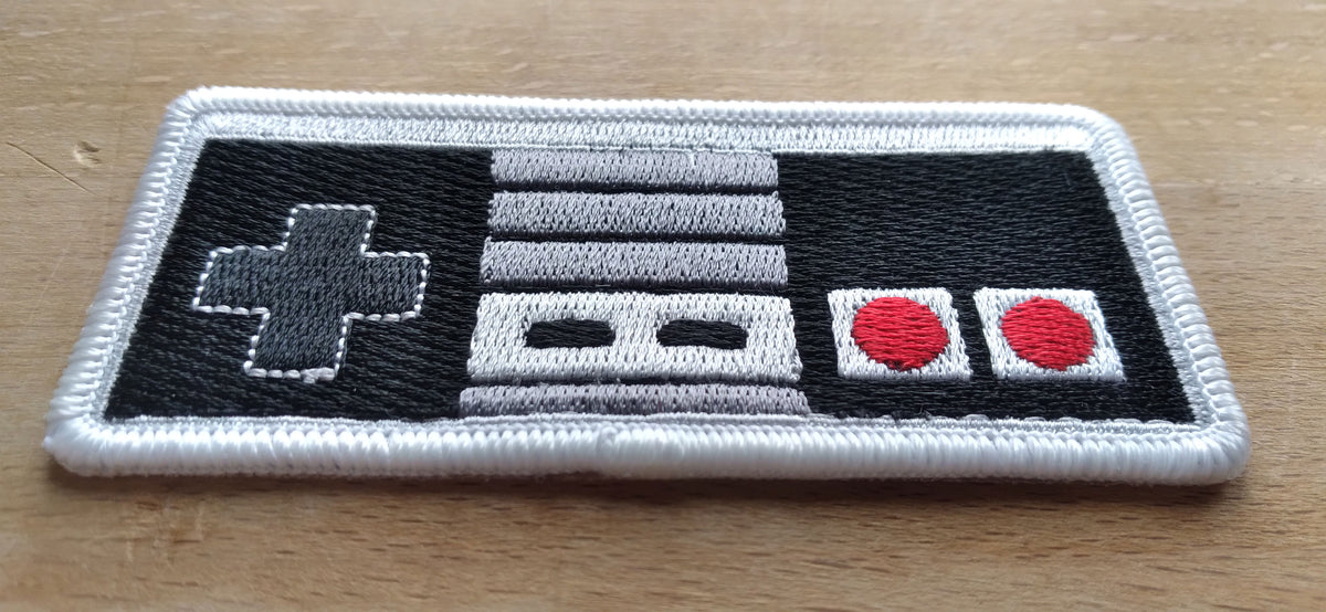 OG Controller – NES-Inspired Iron-On Patch