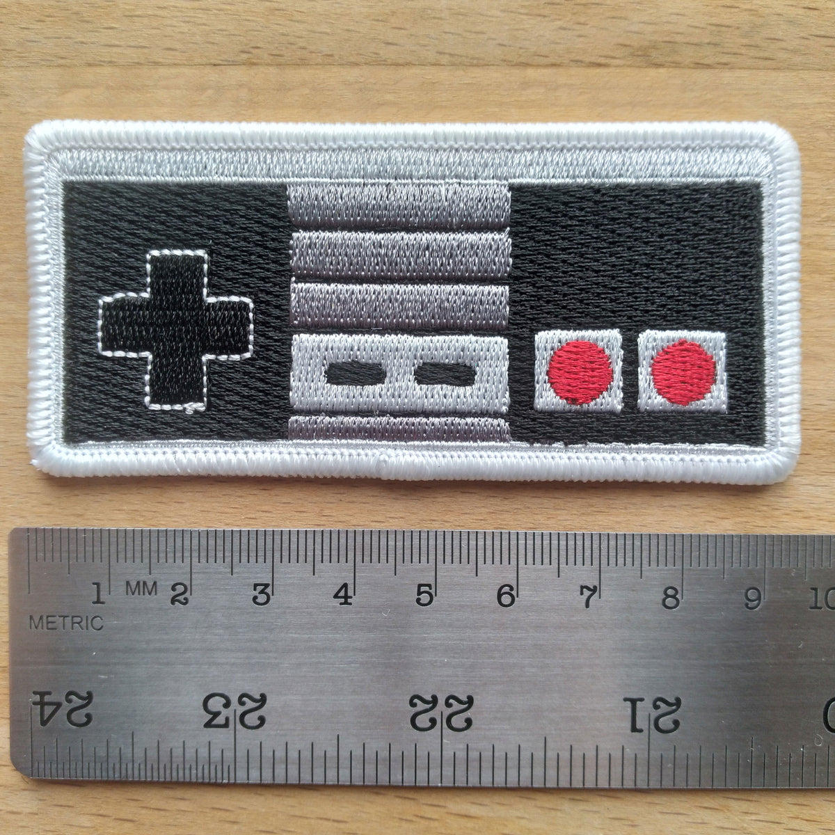 OG Controller – NES-Inspired Iron-On Patch