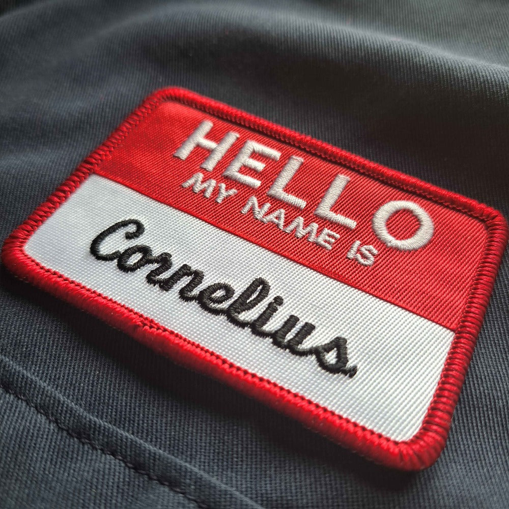 Hello My Name Is Custom Name Tag
