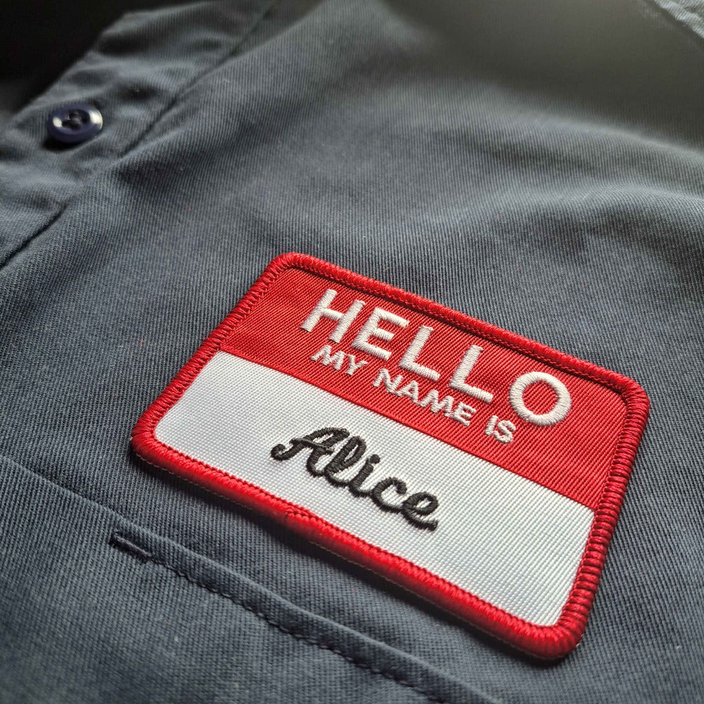 Hello My Name Is Custom Name Tag
