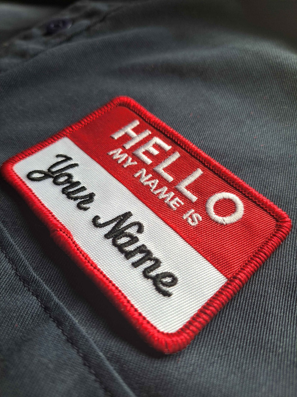 Hello My Name Is Custom Name Tag